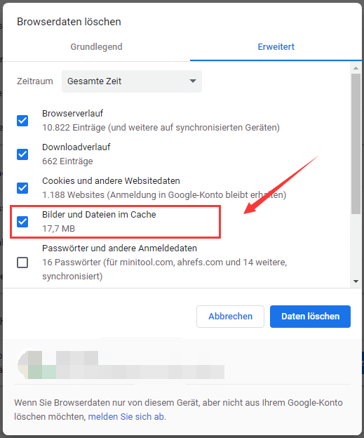 Das Löschen des Caches kann auch den Speicherplatz auf Ihrem Gerät freigeben.
Wenn das Problem weiterhin besteht, können Sie auch versuchen, die App zu aktualisieren oder neu zu installieren.