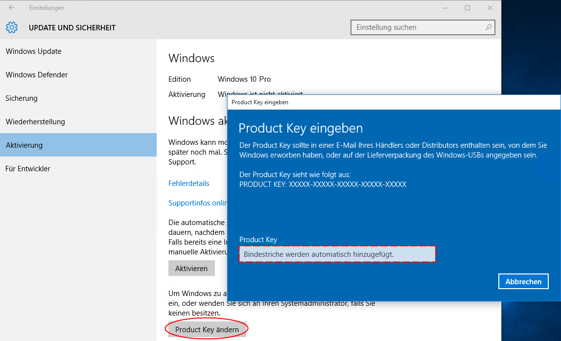 Kostenlose Windows-Produktschlüssel, die noch bis 2023 funktionieren
1. XXXXX-XXXXX-XXXXX-XXXXX-XXXXX - Funktioniert bis 2023