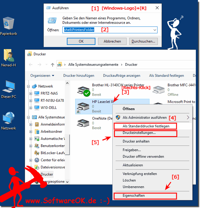 Öffnen Sie die Druckereinstellungen oder das Druckermenü
Suchen Sie nach der Option Firmware aktualisieren